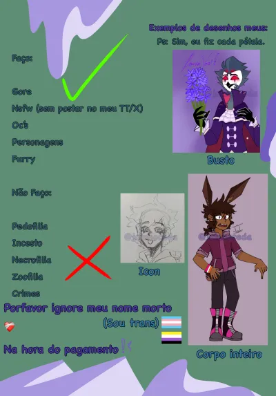 Fazer desenhos fofos, legais e me dedicar a fazer desenhos, insanos!!