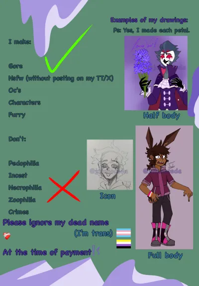 Fazer desenhos fofos, legais e me dedicar a fazer desenhos, insanos!!