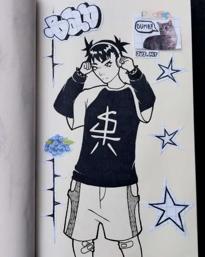 faço um desenho no meu estilo