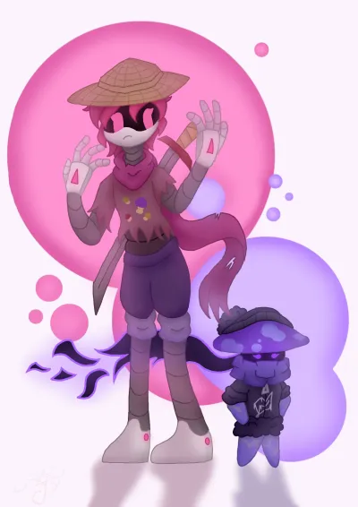 desenhar: plantas, OCs, robôs, monstros e muito mais :D